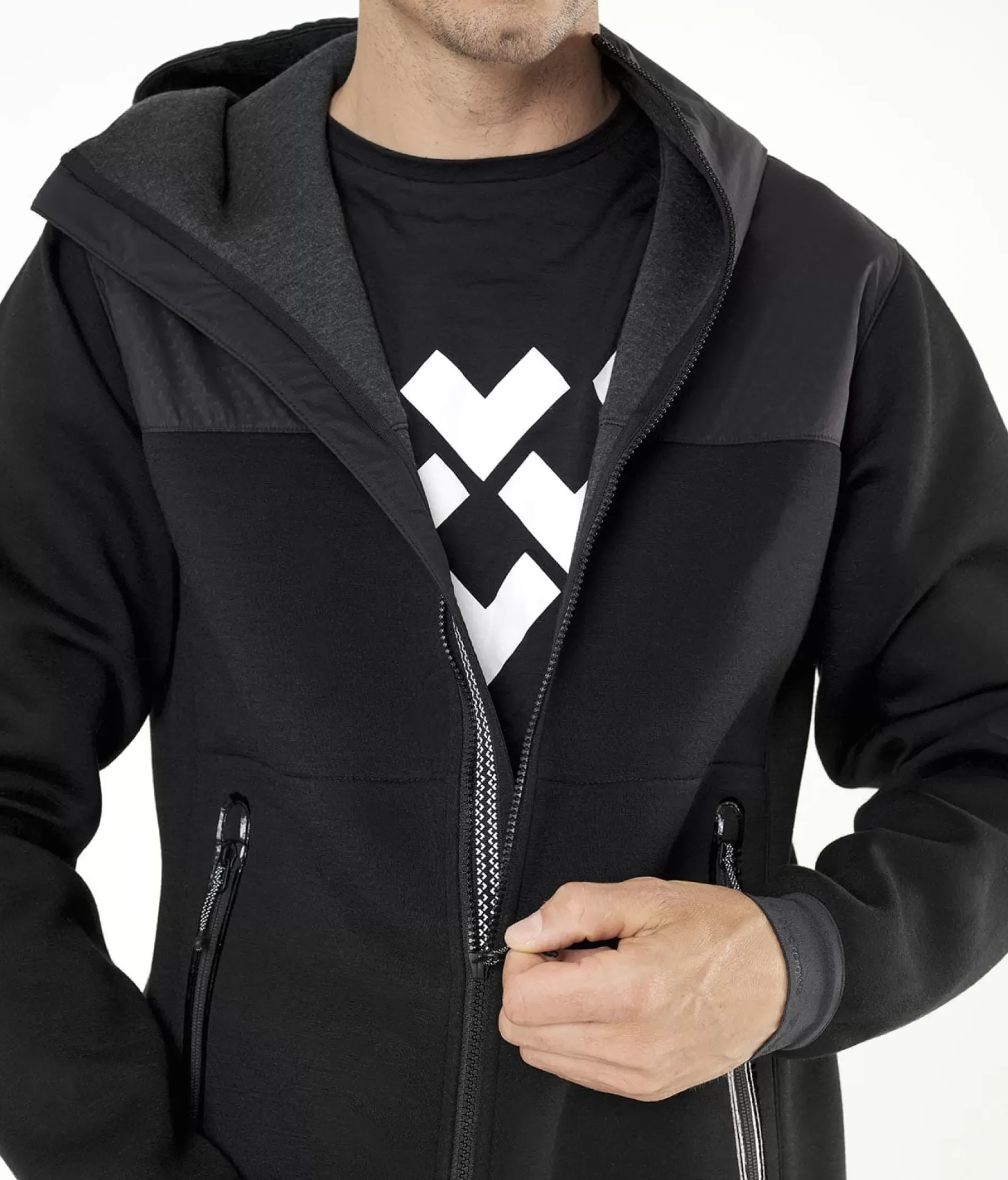 Sweat A Capuche Homme Ferus Tech Wool