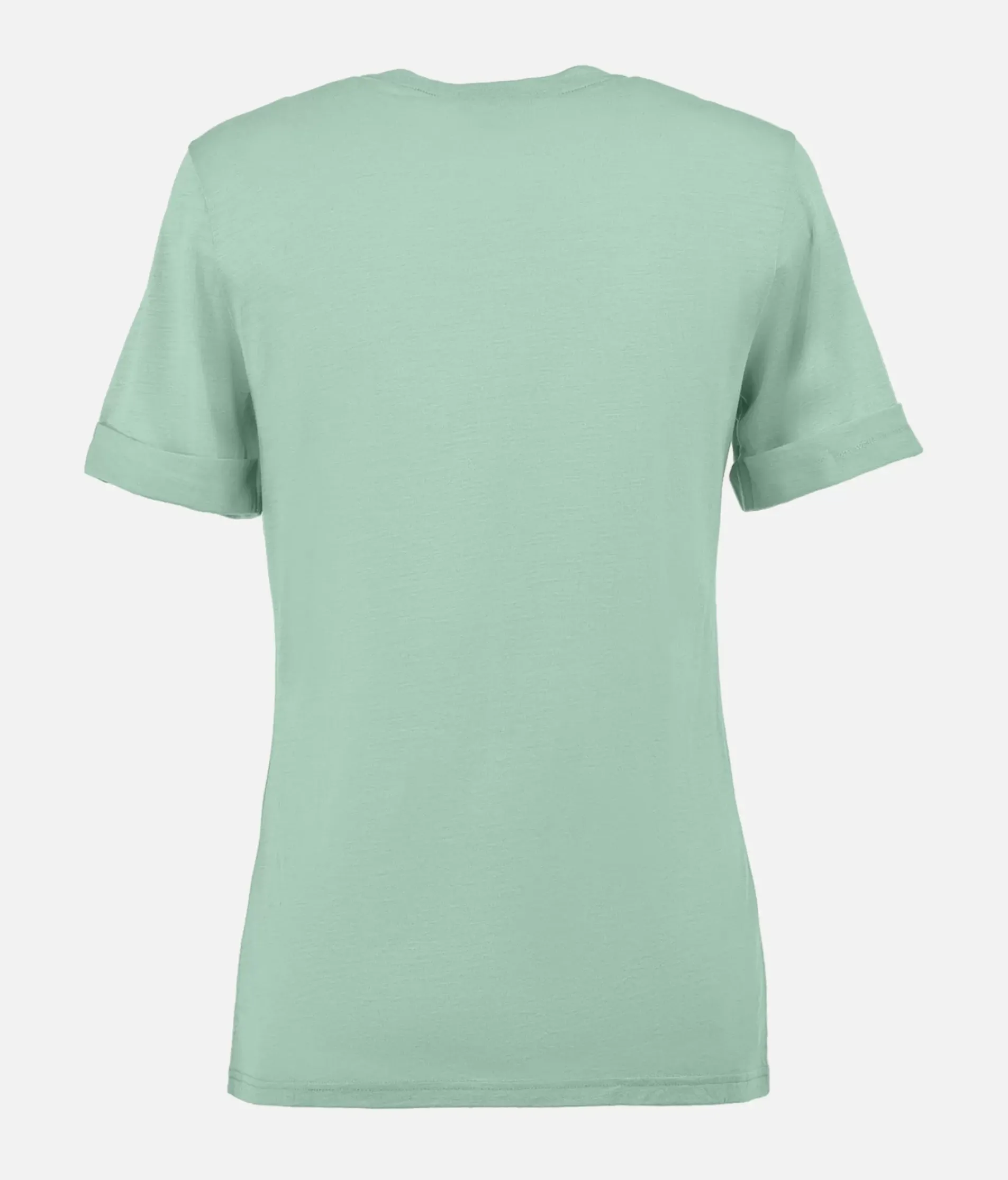 T-Shirt Femme Chevron Merino Blend Manches Courtes