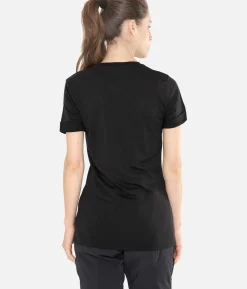 T-Shirt Femme Merino Manches Courtes Chevron