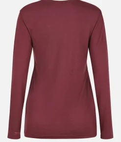 T-Shirt Femme Merino Manches Longues Chevron