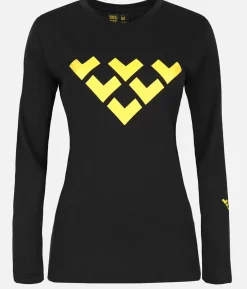 T-Shirt Femme Merino Manches Longues Chevron