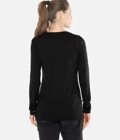 T-Shirt Femme Merino Manches Longues Chevron