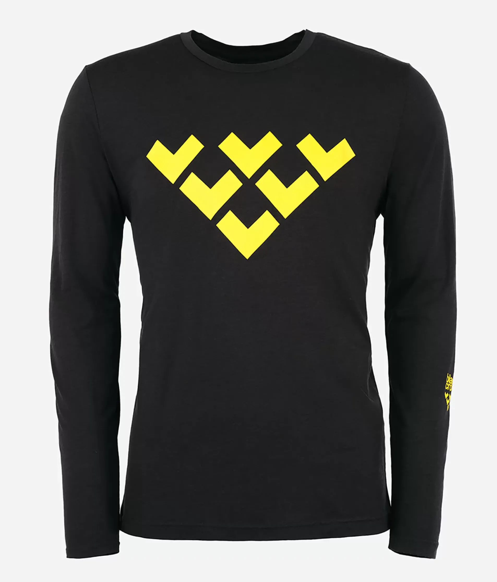 T-Shirt Homme Chevron Merino Blend Manches Longues