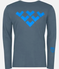 T-Shirt Homme Chevron Merino Blend Manches Longues