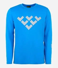 T-Shirt Homme Chevron Merino Blend Manches Longues