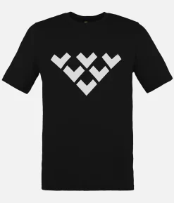 T-Shirt Homme Chevron Merino Blend Manches Courtes