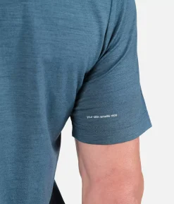 T-Shirt Homme Merino Blend Manches Courtes