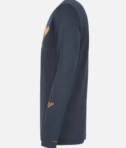 T-Shirt Homme Merino Manches Longues Chevron