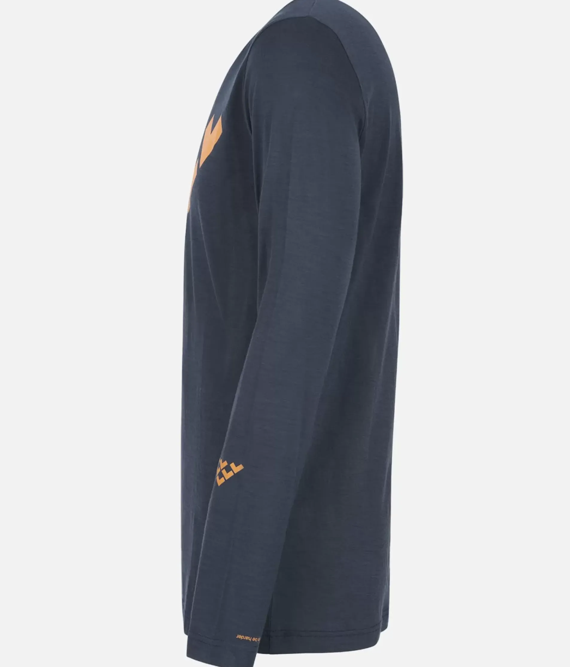 T-Shirt Homme Merino Manches Longues Chevron