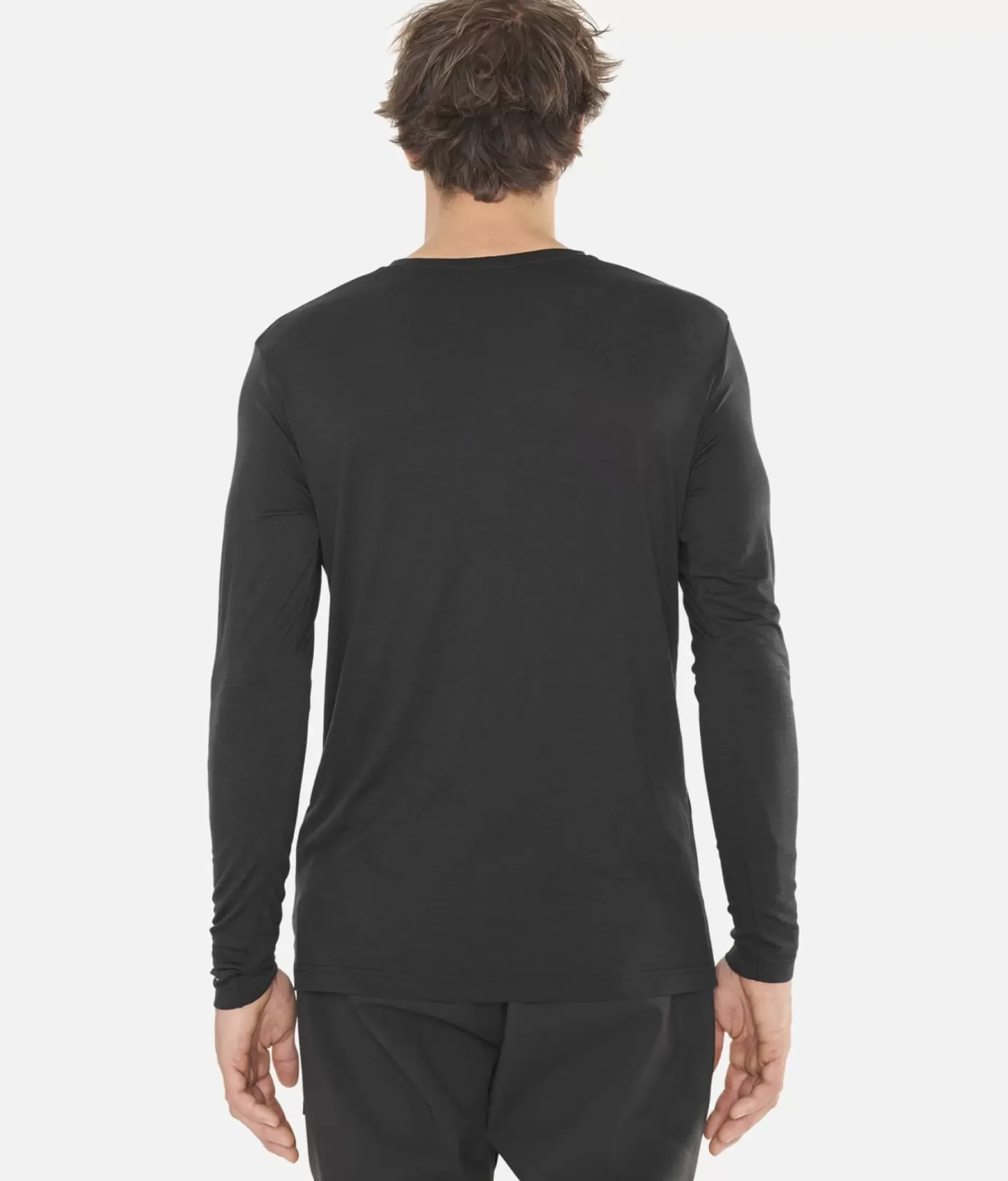 T-Shirt Homme Merino Manches Longues Chevron