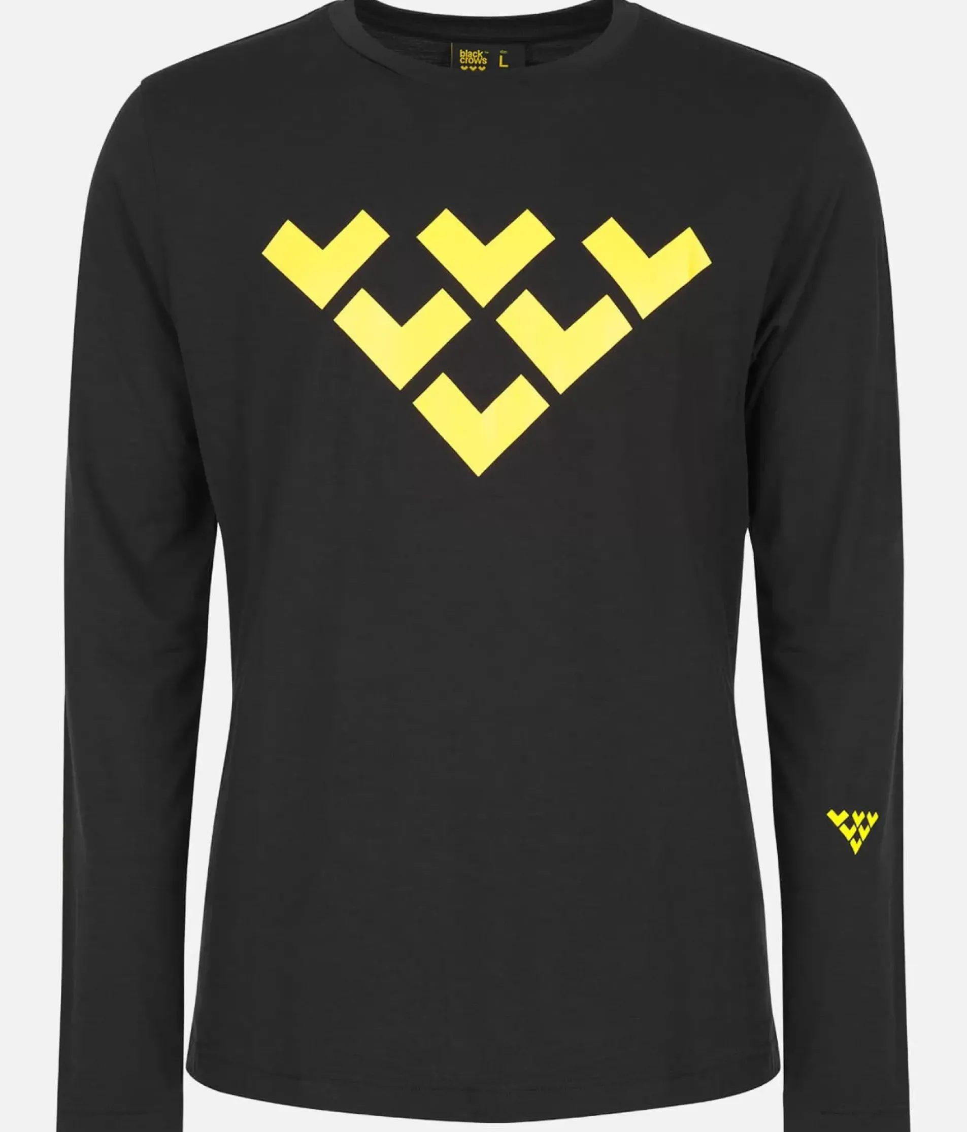 T-Shirt Homme Merino Manches Longues Chevron