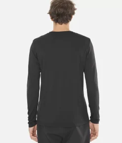 T-Shirt Homme Merino Manches Longues Chevron