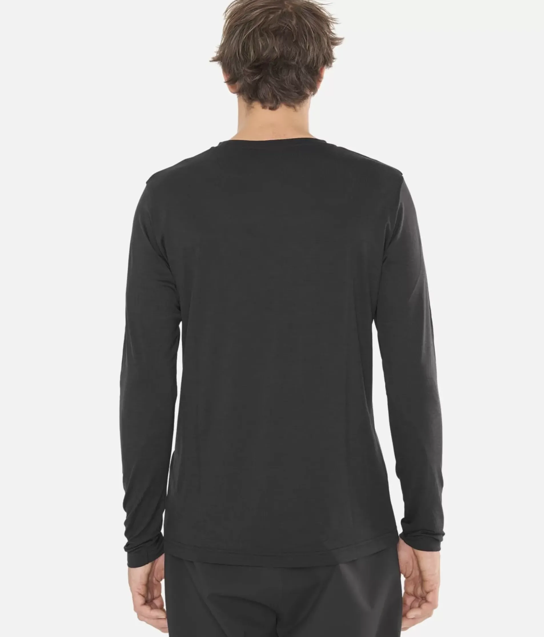 T-Shirt Homme Merino Manches Longues Chevron