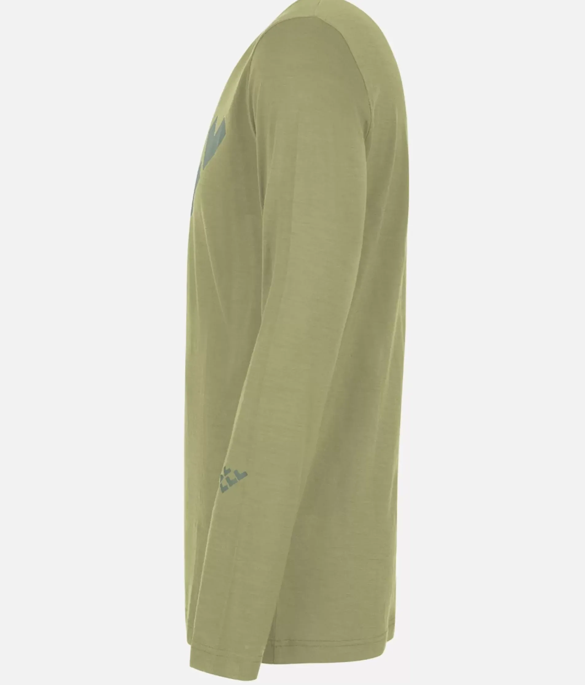 T-Shirt Homme Merino Manches Longues Chevron