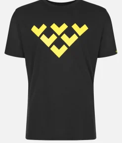 T-Shirt Homme Merino Manches Courtes Chevron