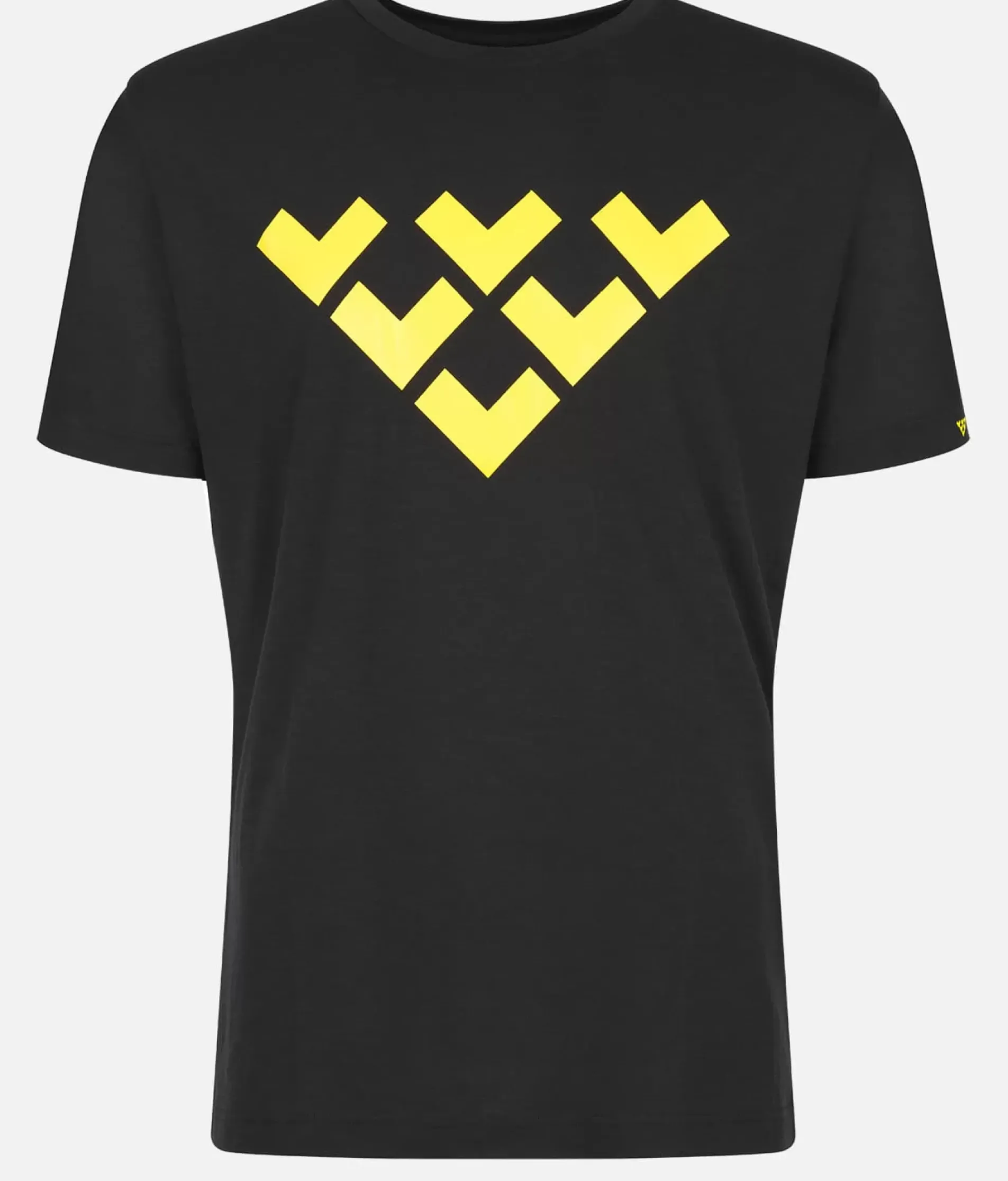 T-Shirt Homme Merino Manches Courtes Chevron