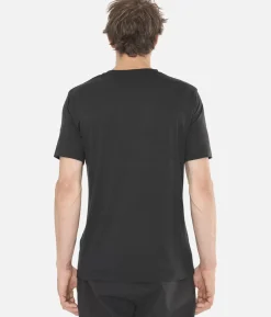 T-Shirt Homme Merino Manches Courtes Chevron