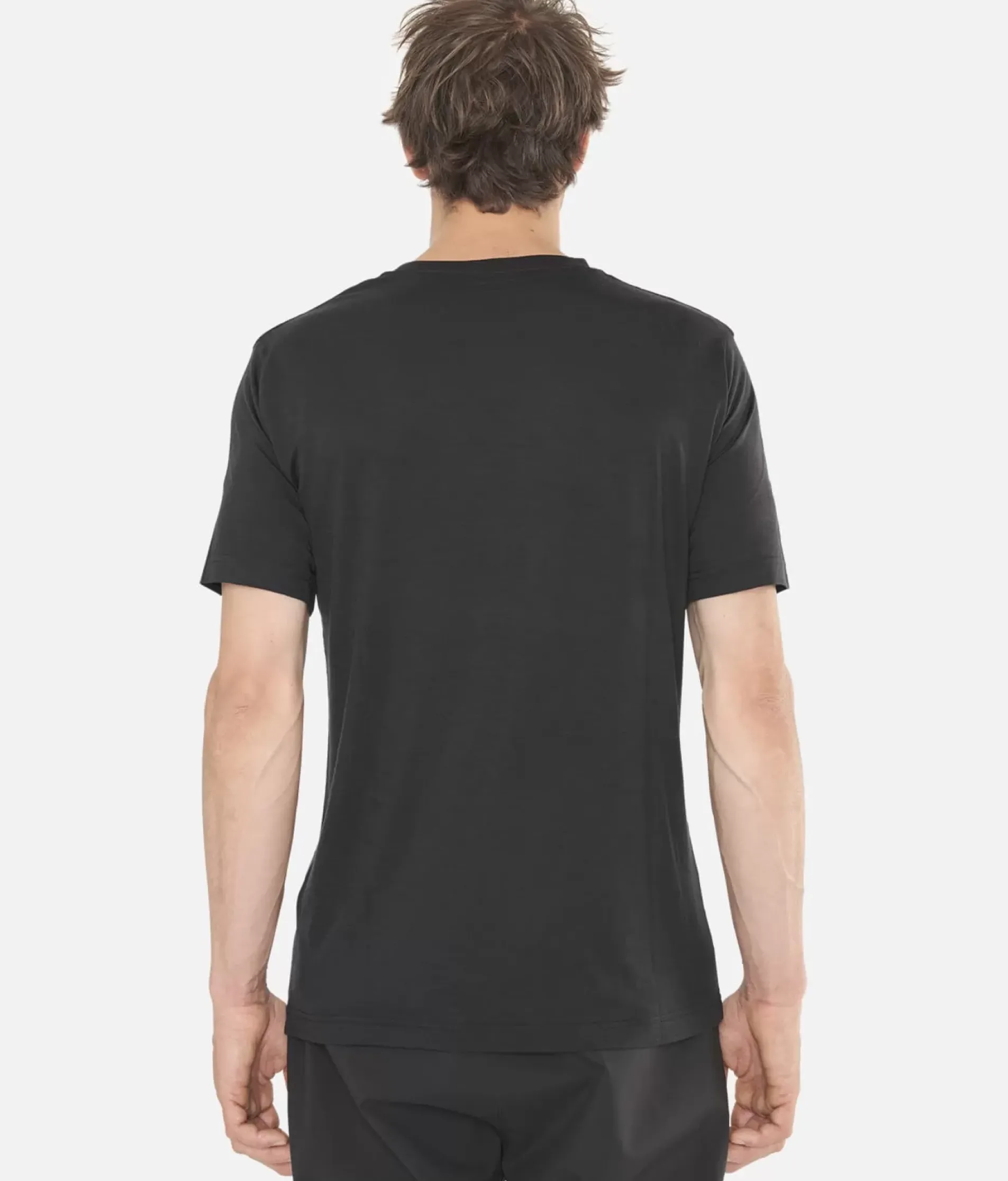 T-Shirt Homme Merino Manches Courtes Chevron