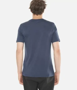 T-Shirt Homme Merino Manches Courtes Chevron